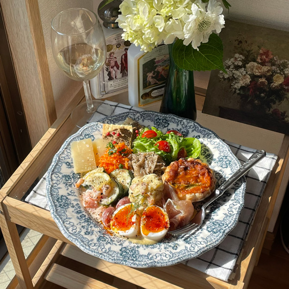 一人暮らし 1年目 4年目 朝ごはん 変化 料理 メニュー 花