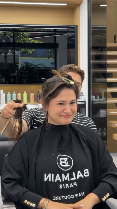 ロングの女性が意を決してカット→大人っぽいボブに