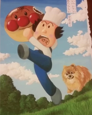 アンパンマン塗り絵