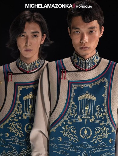 モンゴルのパリ五輪ユニホーム
