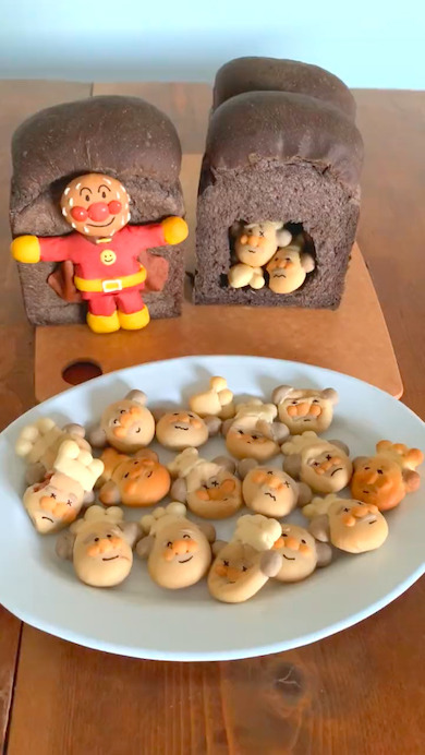 アンパンマンのパンを切ったら……