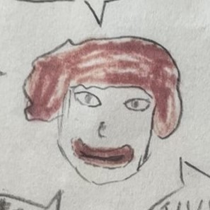 子どものころに描いたドナルドの絵