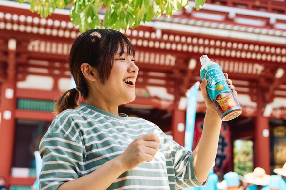 【PR】 やかんの麦茶 日本コカ·コーラ ／ 巨大やかんカー 無料サンプリングイベント