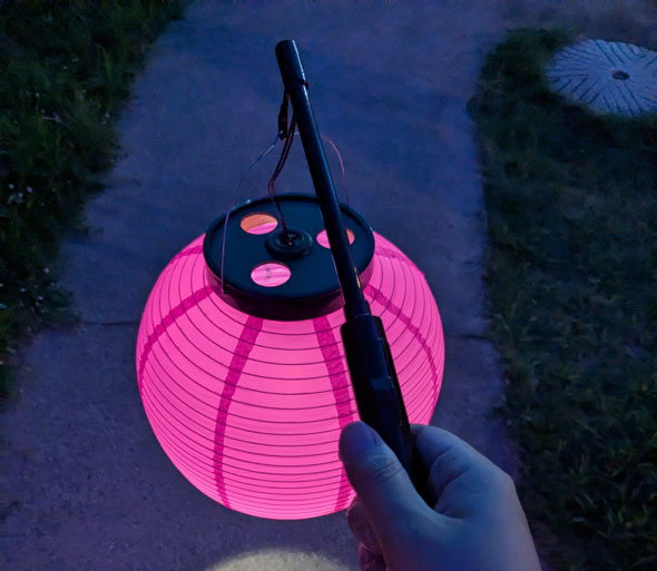 妖怪美術館の道案内ちょうちん