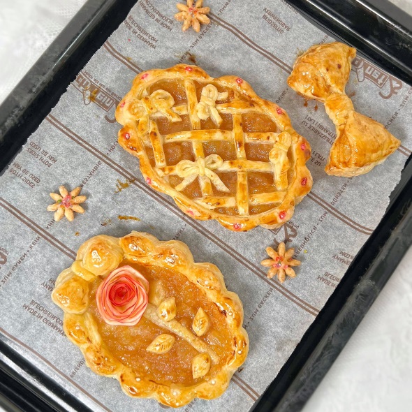 アップルパイの焼いた後