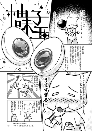 同人誌『妖怪ゆずちらし』