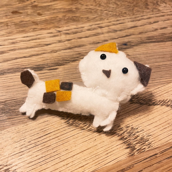 フェルト作品の猫ちゃん