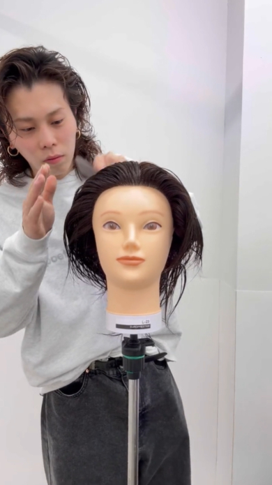 「ちびまる子ちゃん」花輪クンの髪型を再現