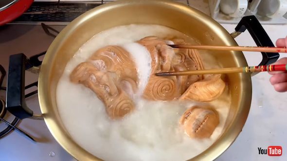 5分から10分ほどゆでる