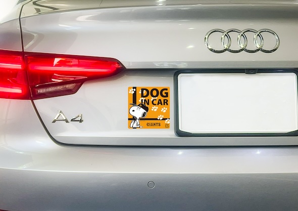 「スヌーピーコラボ セーフティサインサインマグネット」