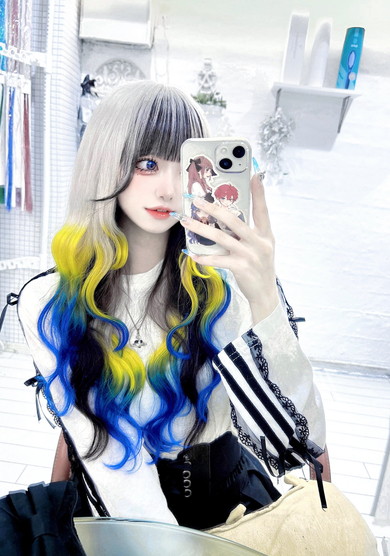 スプラトゥーンイメージのヘアカラー