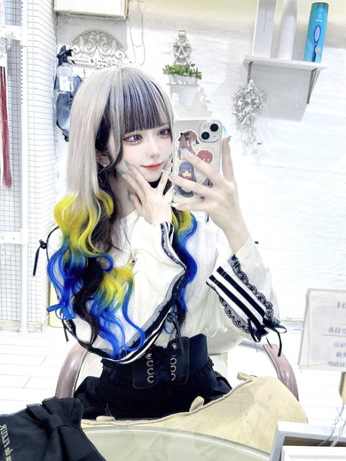 スプラトゥーンイメージのヘアカラー