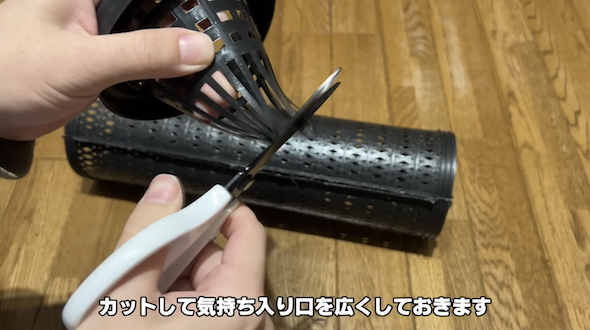 水槽の魚をお引越し