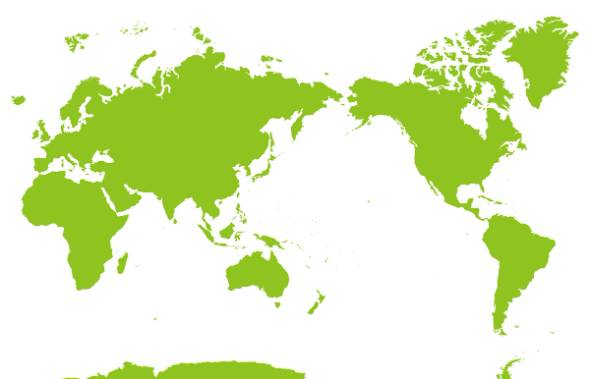 世界地図の画像