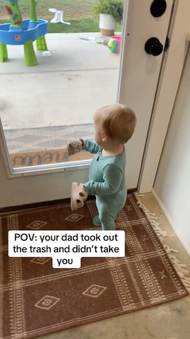 パパに置いていかれた赤ちゃん