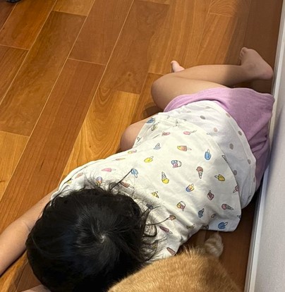 「すずつむふう」の飼い猫と長女