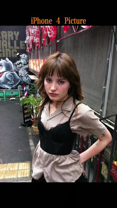 2010年発売のiPhone 4で撮ってもらったモデルの女性