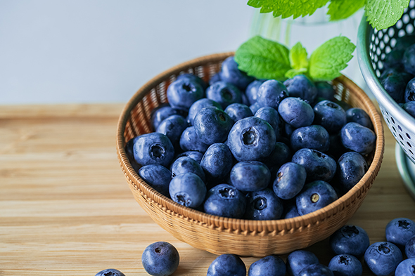 シワシワのブルーベリー