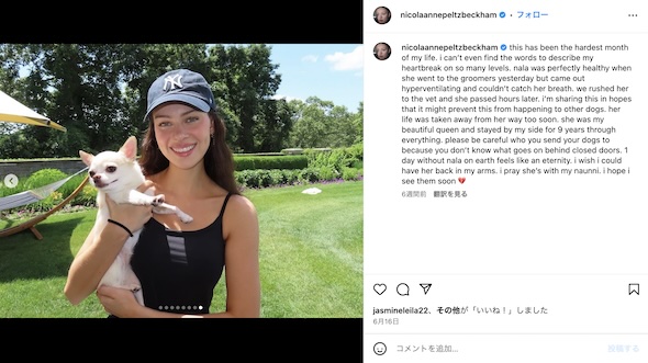 ニコラ・ペルツInstagram