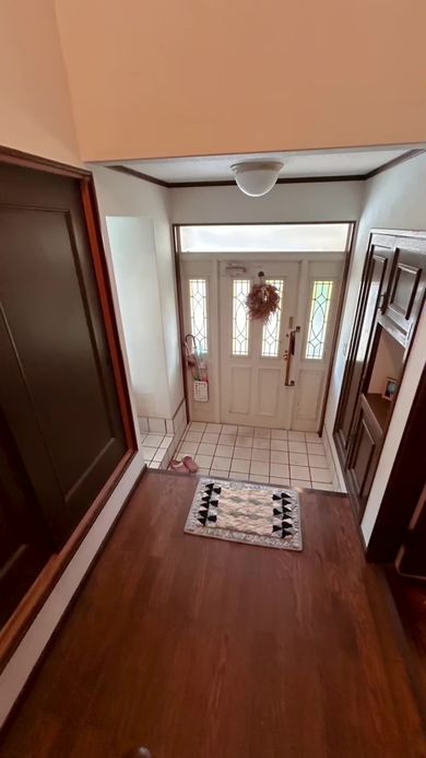 すっきりと片付いた玄関