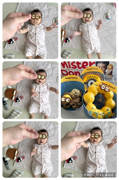 ミスドのミニオン買って遊んだ