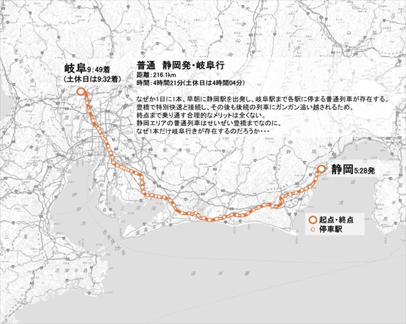 青春18きっぷで乗車できる長距離列車
