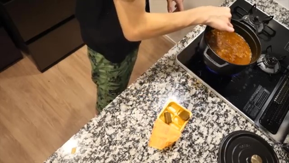 ルウを追加する男の子