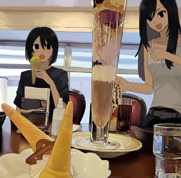 パフェのイラスト