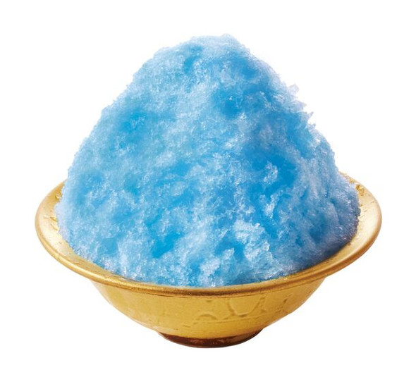 コメダのかき氷がルーマニア国旗みたい