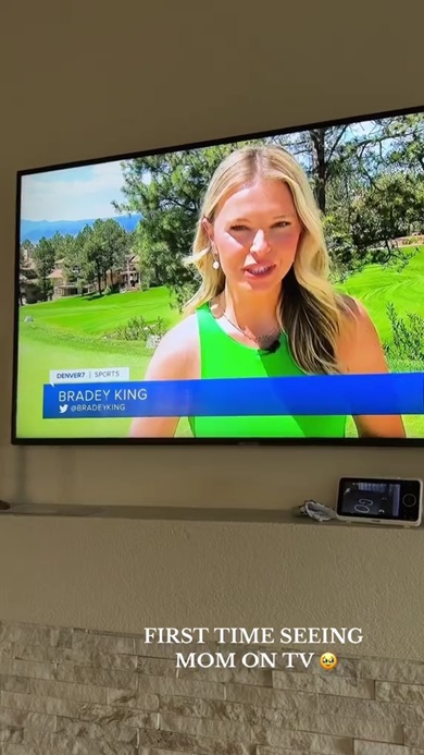 スポーツキャスターのママ