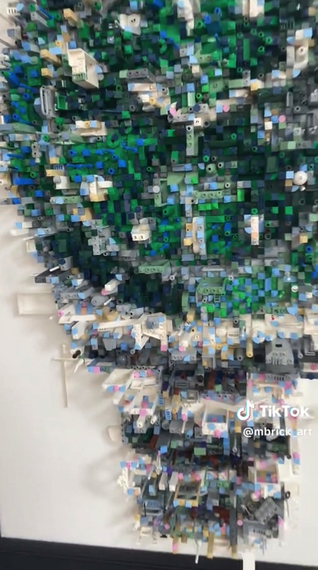 レゴで描くブロックアート