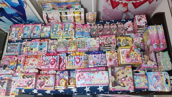 ものすごいプリキュア部屋
