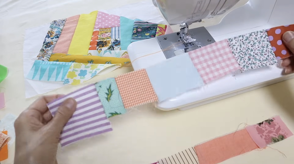 はぎれでポーチ作り