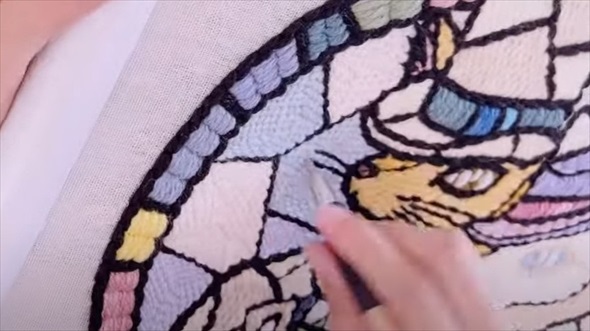 耳をすませばのパンチニードル