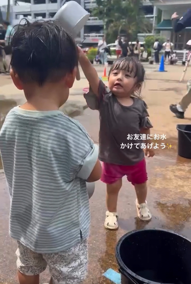 水が全て流れ落ちてしまいました