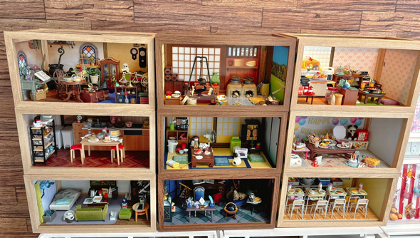 たくさん積み重ねればミニチュアマンションに変身