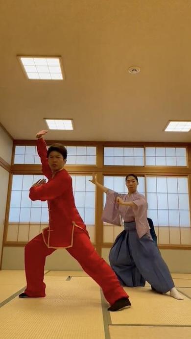日本舞踊と中国武術