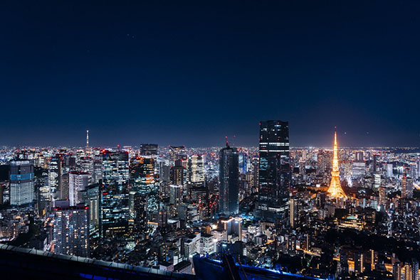 2023年の東京の夜景
