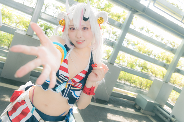 碧宝はてのの「ホロライブ」百鬼あやめ