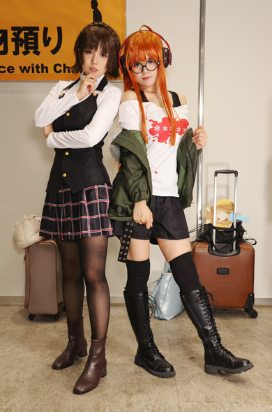 松kasaの「ペルソナ5」新島真と柚子の佐倉双葉