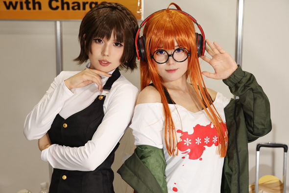 松kasaの「ペルソナ5」新島真と柚子の佐倉双葉