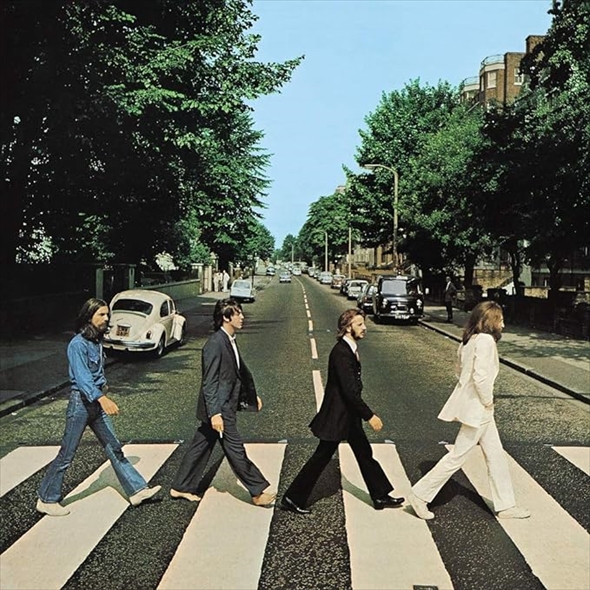 ビートルズの名盤「アビイ・ロード」のジャケット写真