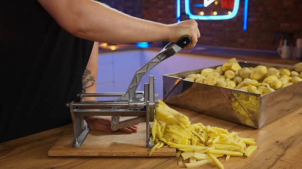 スライサーで大量生産