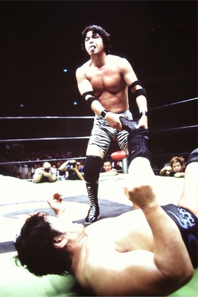 試合中の小川選手