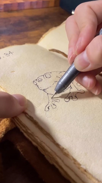 息子が描くオリジナルのキャラクター図鑑