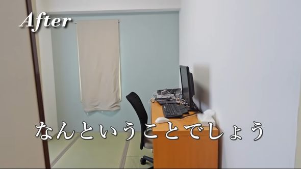 リフォームしてもらった夫の部屋