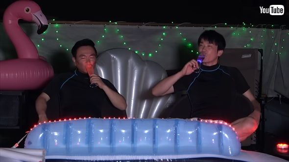 DIYナイトプールを全力での楽しむかまいたち