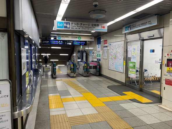 現在の西日暮里駅