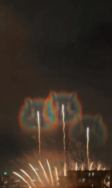 ちいかわレンズ 淀川花火 はなびセット ふしぎなメガネ