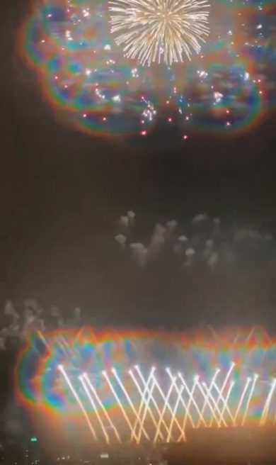 ちいかわレンズ 淀川花火 はなびセット ふしぎなメガネ